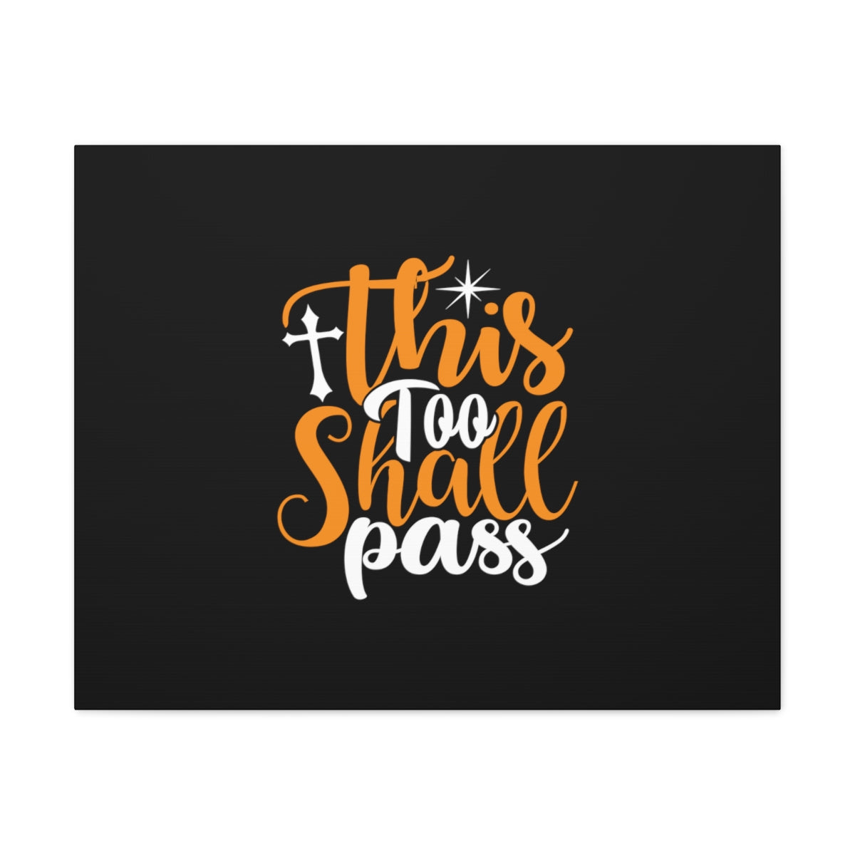 This Too Shall Pass 2 Corinthians 4:17 Christian Wall Art Bible Verse Print Ready to Hang Unframed-Express Your Love Gifts