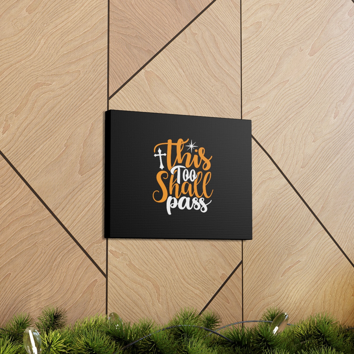 This Too Shall Pass 2 Corinthians 4:17 Christian Wall Art Bible Verse Print Ready to Hang Unframed-Express Your Love Gifts