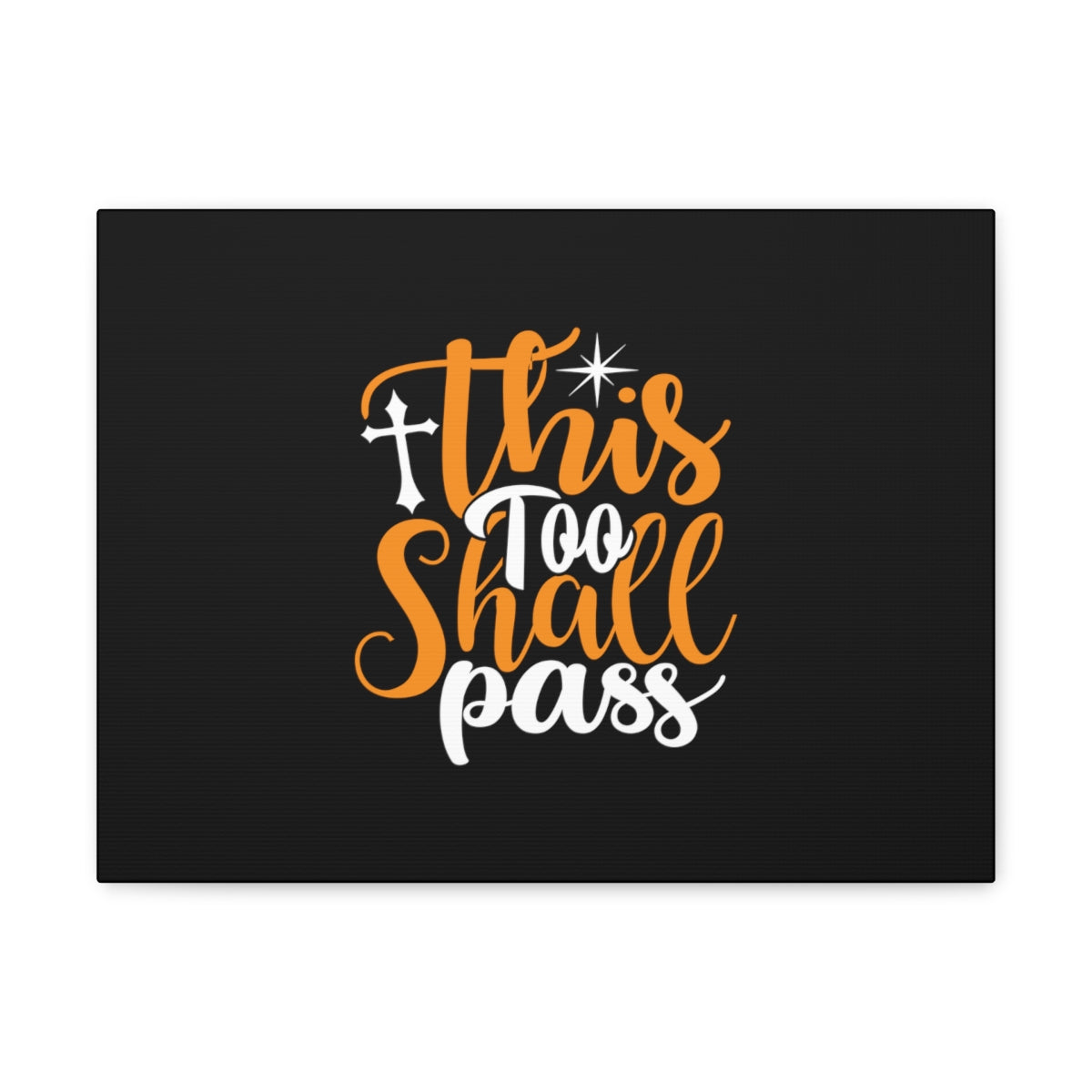 This Too Shall Pass 2 Corinthians 4:17 Christian Wall Art Bible Verse Print Ready to Hang Unframed-Express Your Love Gifts