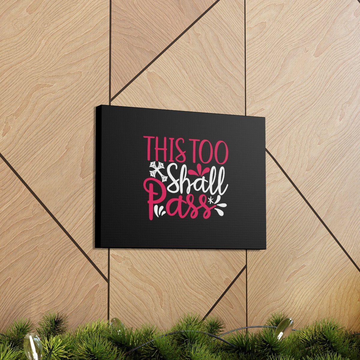 This Too Shall Pass Matthew 24:35 Christian Wall Art Bible Verse Print Ready to Hang Unframed-Express Your Love Gifts