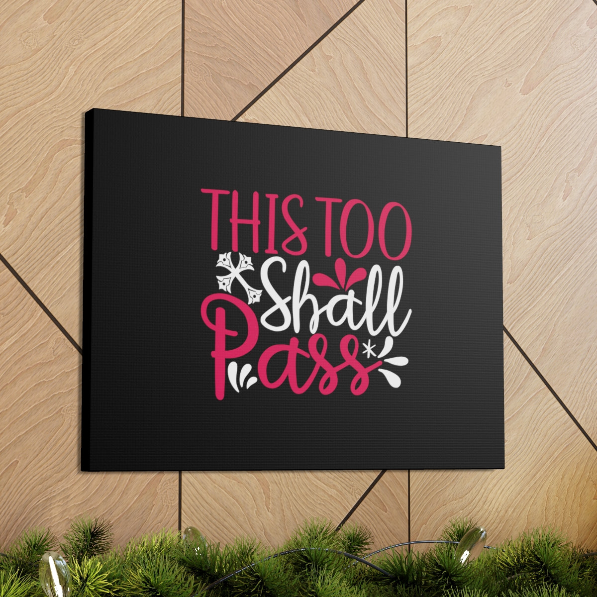 This Too Shall Pass Matthew 24:35 Christian Wall Art Bible Verse Print Ready to Hang Unframed-Express Your Love Gifts