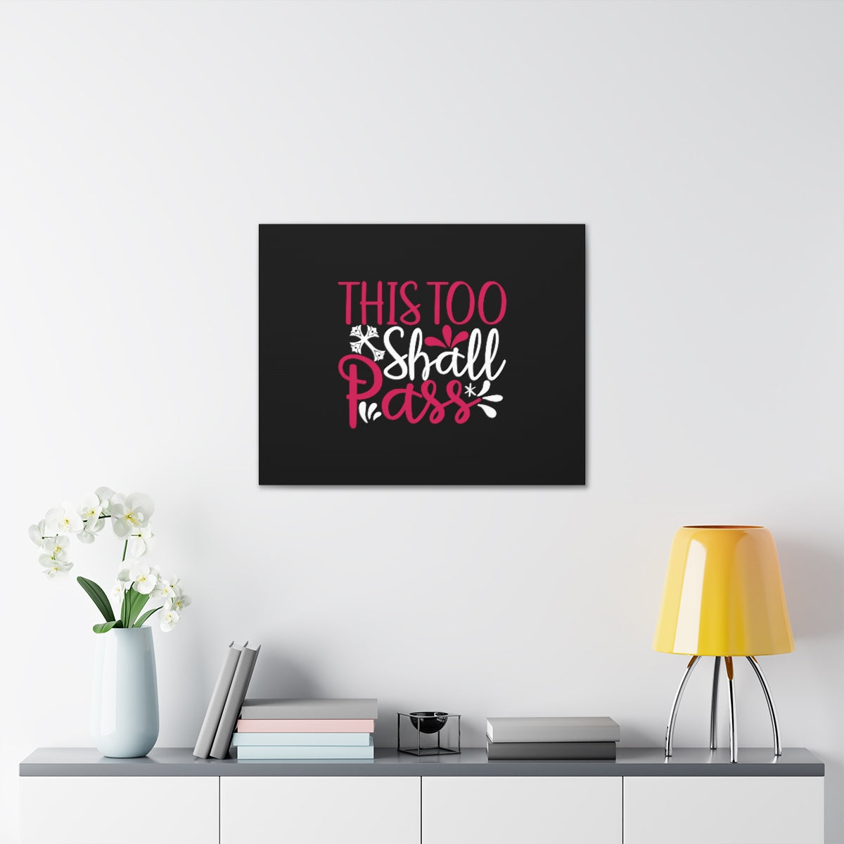 This Too Shall Pass Matthew 24:35 Christian Wall Art Bible Verse Print Ready to Hang Unframed-Express Your Love Gifts