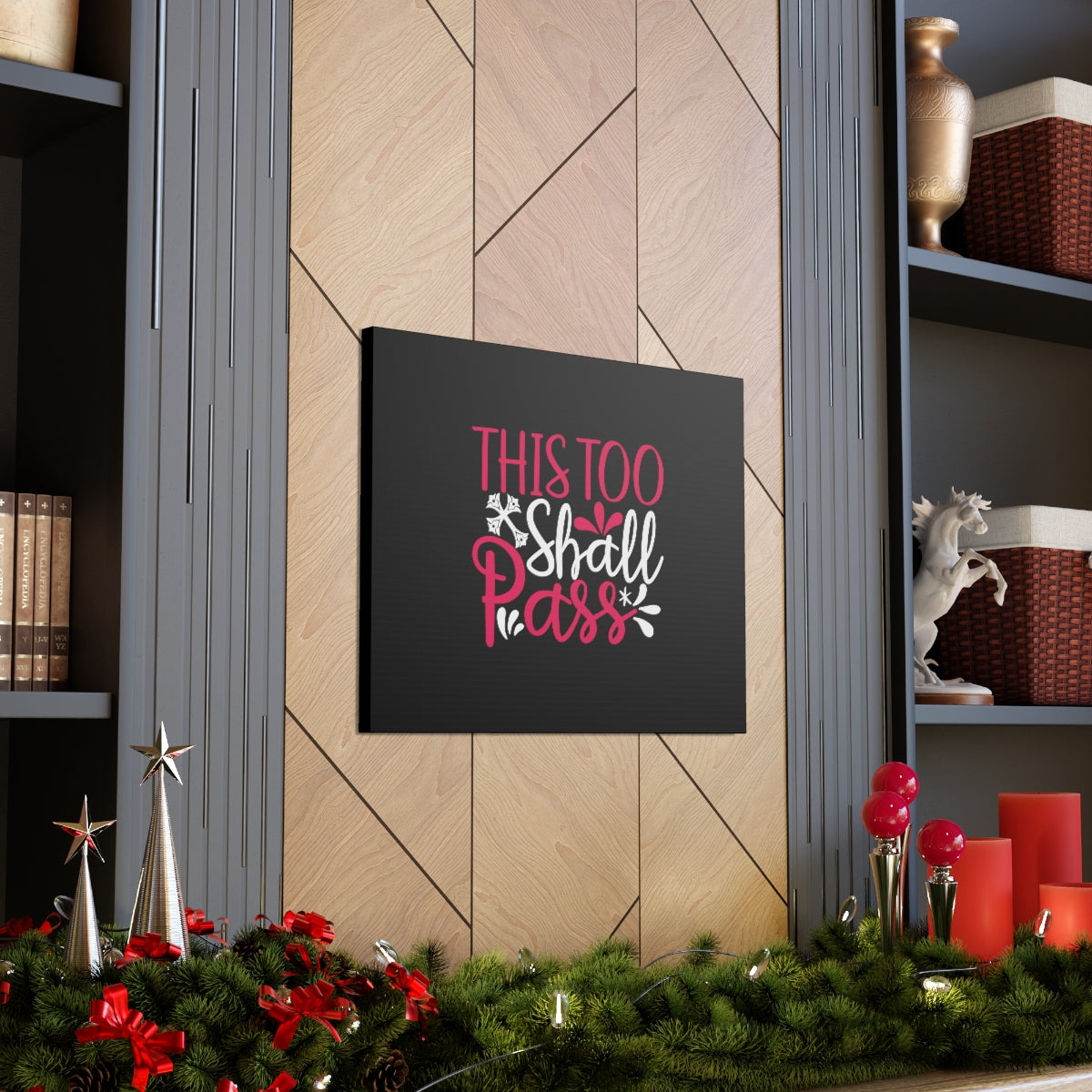 This Too Shall Pass Matthew 24:35 Christian Wall Art Bible Verse Print Ready to Hang Unframed-Express Your Love Gifts