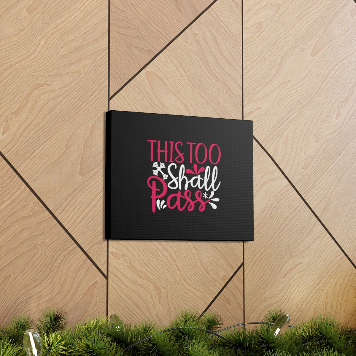 This Too Shall Pass Matthew 24:35 Christian Wall Art Bible Verse Print Ready to Hang Unframed-Express Your Love Gifts