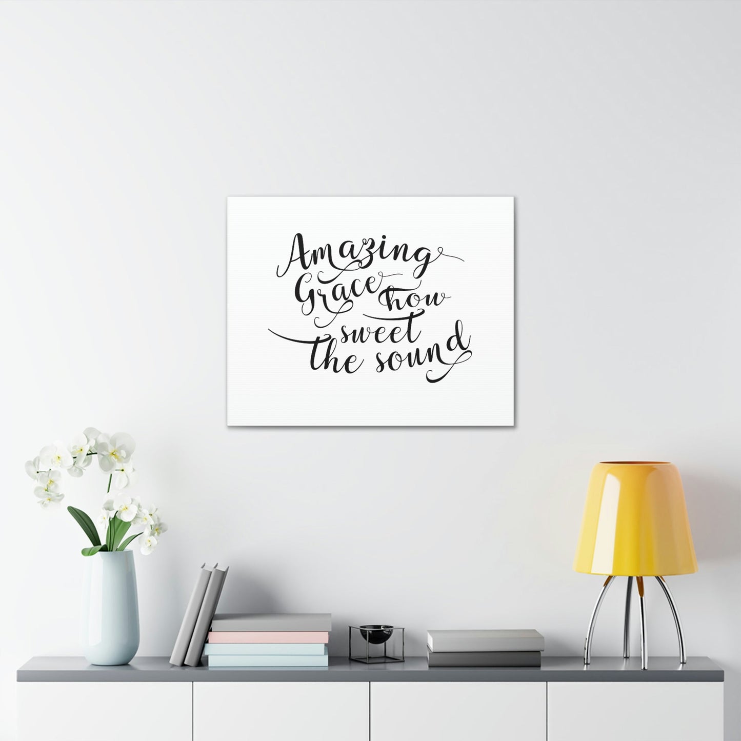 Thou Sweet The Sound Hebrews 4:16 Christian Wall Art Bible Verse Print Ready to Hang Unframed-Express Your Love Gifts