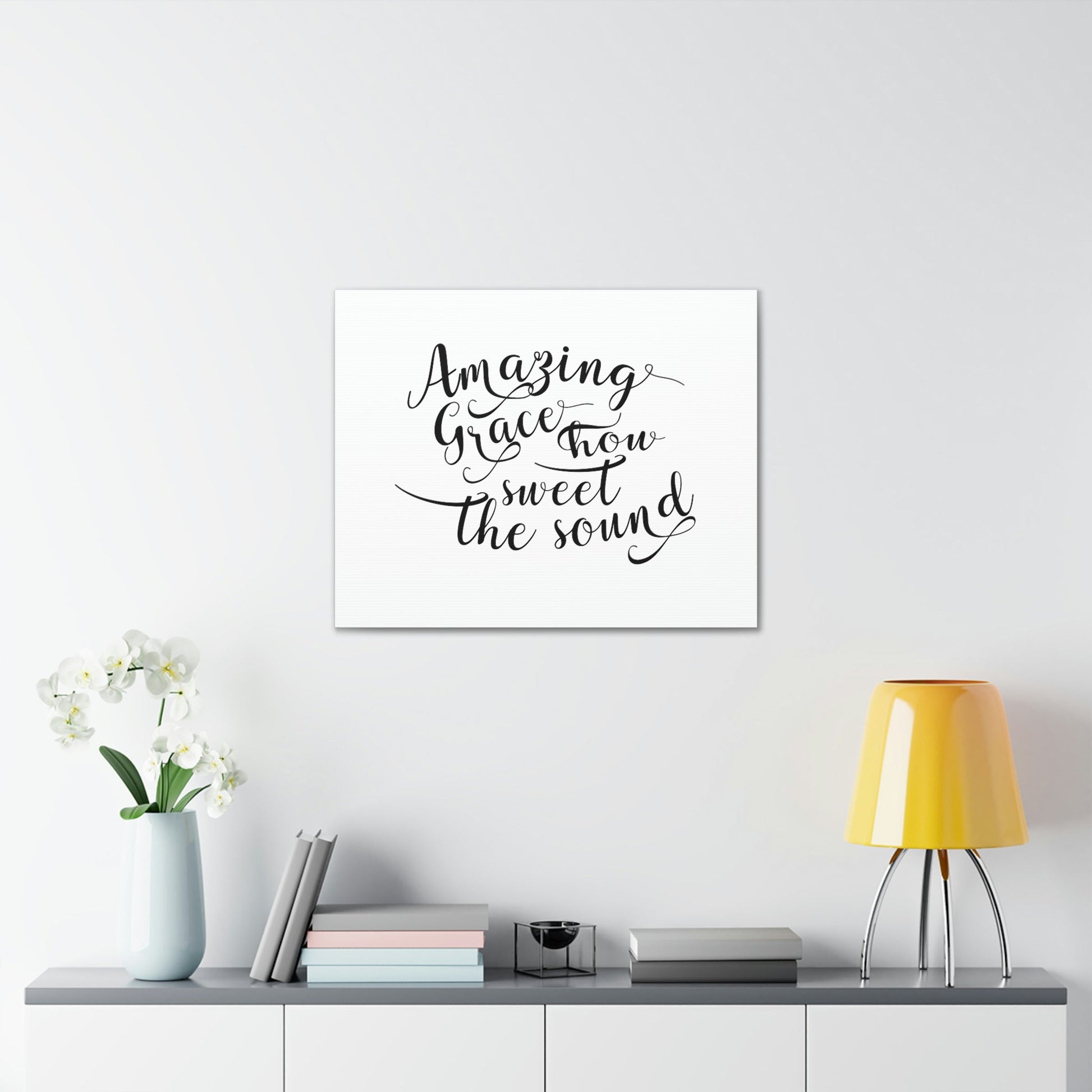 Thou Sweet The Sound Hebrews 4:16 Christian Wall Art Bible Verse Print Ready to Hang Unframed-Express Your Love Gifts
