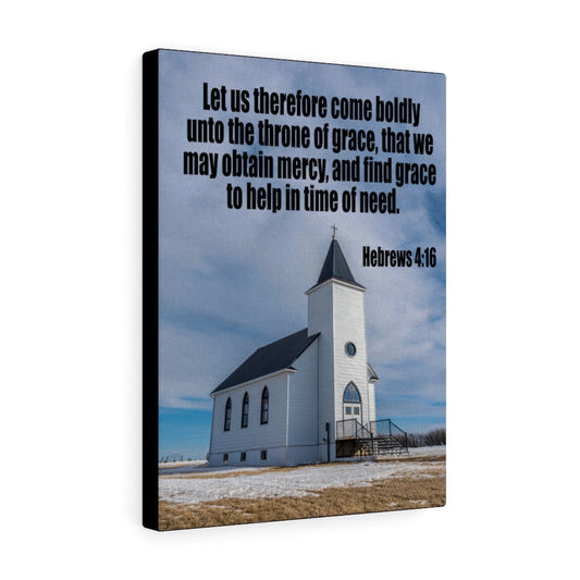 Throne of Grace Hebrews 4:16 Bible Verse Canvas Christian Wall Art Ready to Hang Unframed-Express Your Love Gifts