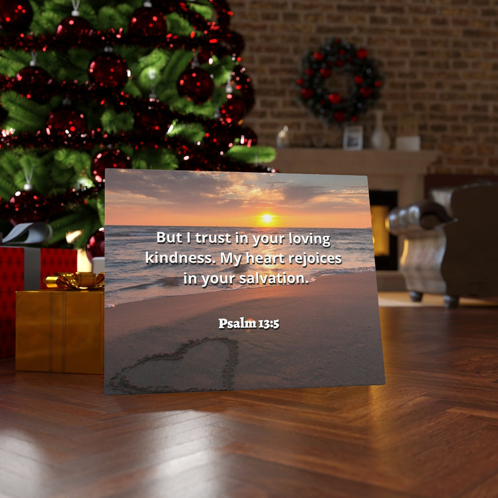 Thy Salvation Psalm 13:5 Bible Verse Canvas Christian Wall Art Ready to Hang Unframed-Express Your Love Gifts