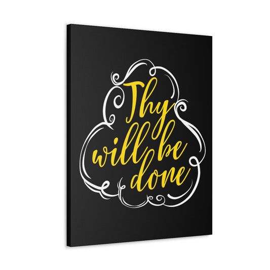 Scripture Walls Thy Will Be Done Matthew 6:10 Christian Wall Art Print Ready to Hang Unframed-Express Your Love Gifts