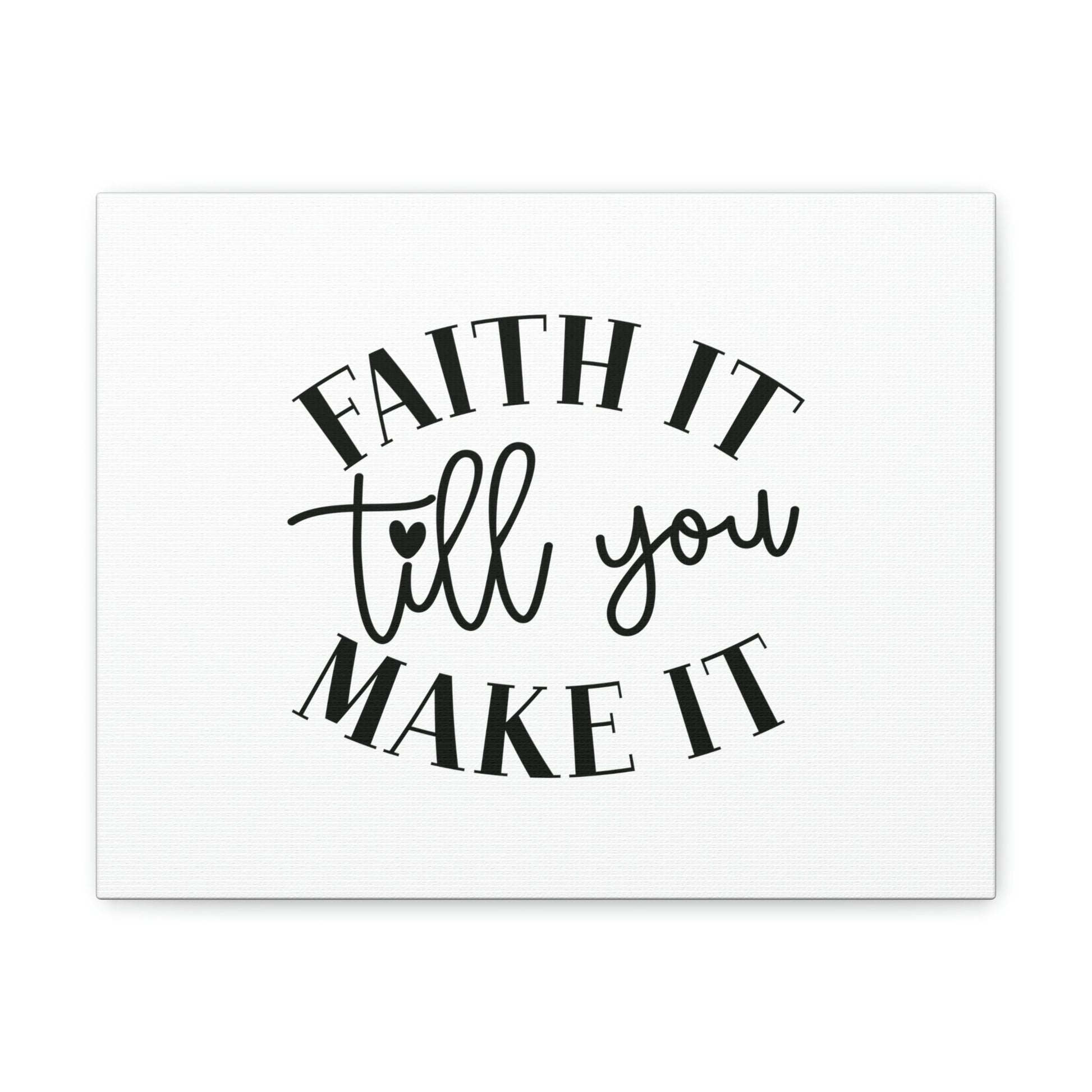 Till You Make It 2 Corinthians 5:7 Small Heart Christian Wall Art Bible Verse Print Ready to Hang Unframed-Express Your Love Gifts