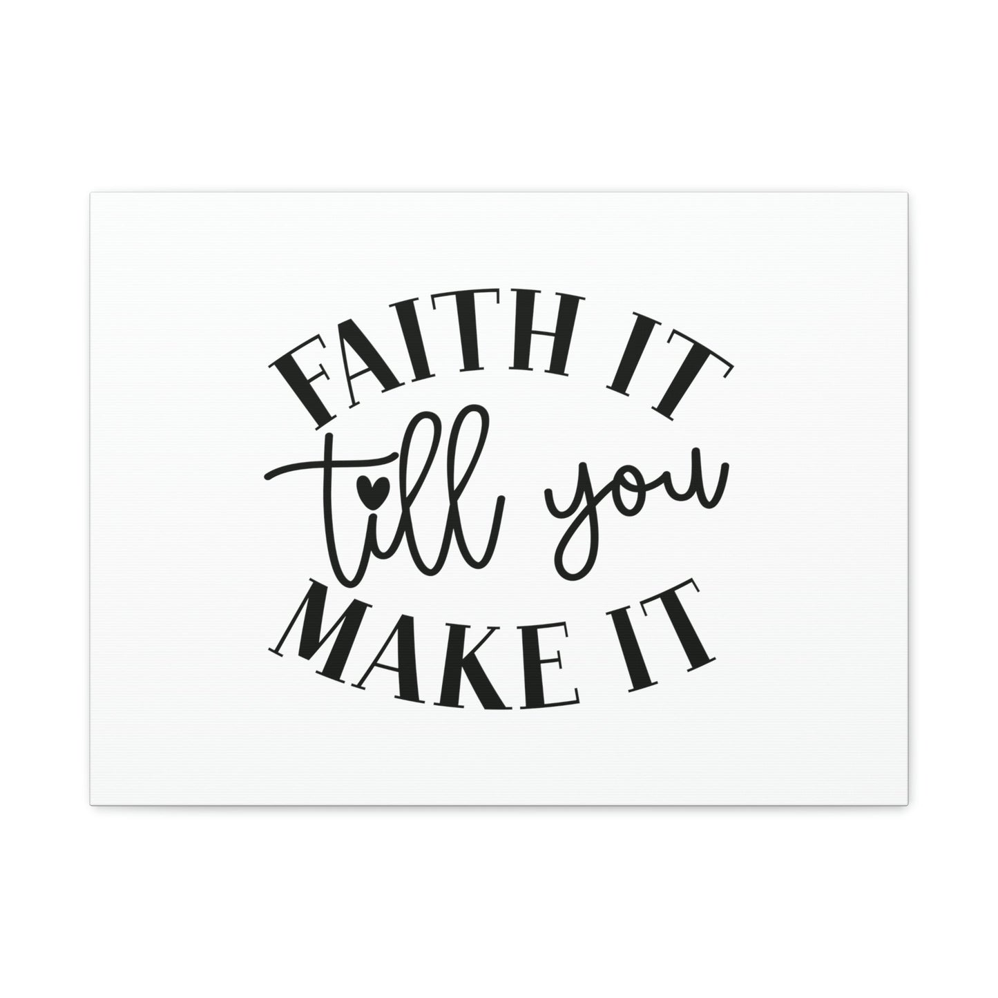 Till You Make It 2 Corinthians 5:7 Small Heart Christian Wall Art Bible Verse Print Ready to Hang Unframed-Express Your Love Gifts