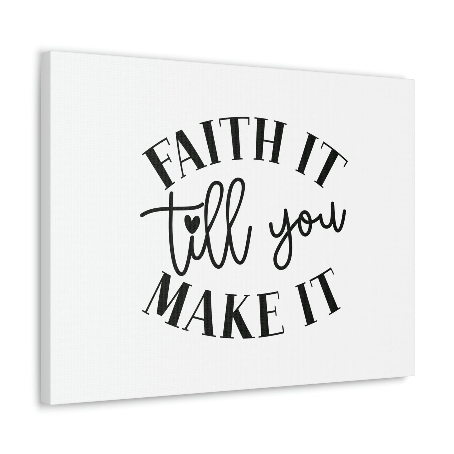 Till You Make It 2 Corinthians 5:7 Small Heart Christian Wall Art Bible Verse Print Ready to Hang Unframed-Express Your Love Gifts