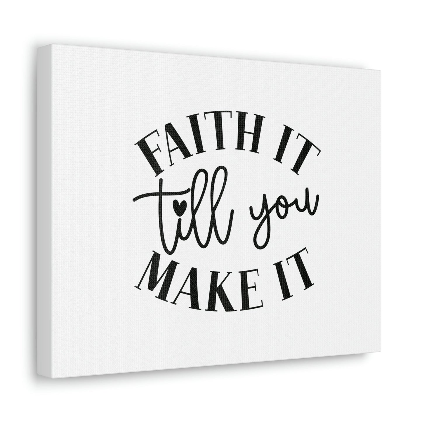Till You Make It 2 Corinthians 5:7 Small Heart Christian Wall Art Bible Verse Print Ready to Hang Unframed-Express Your Love Gifts