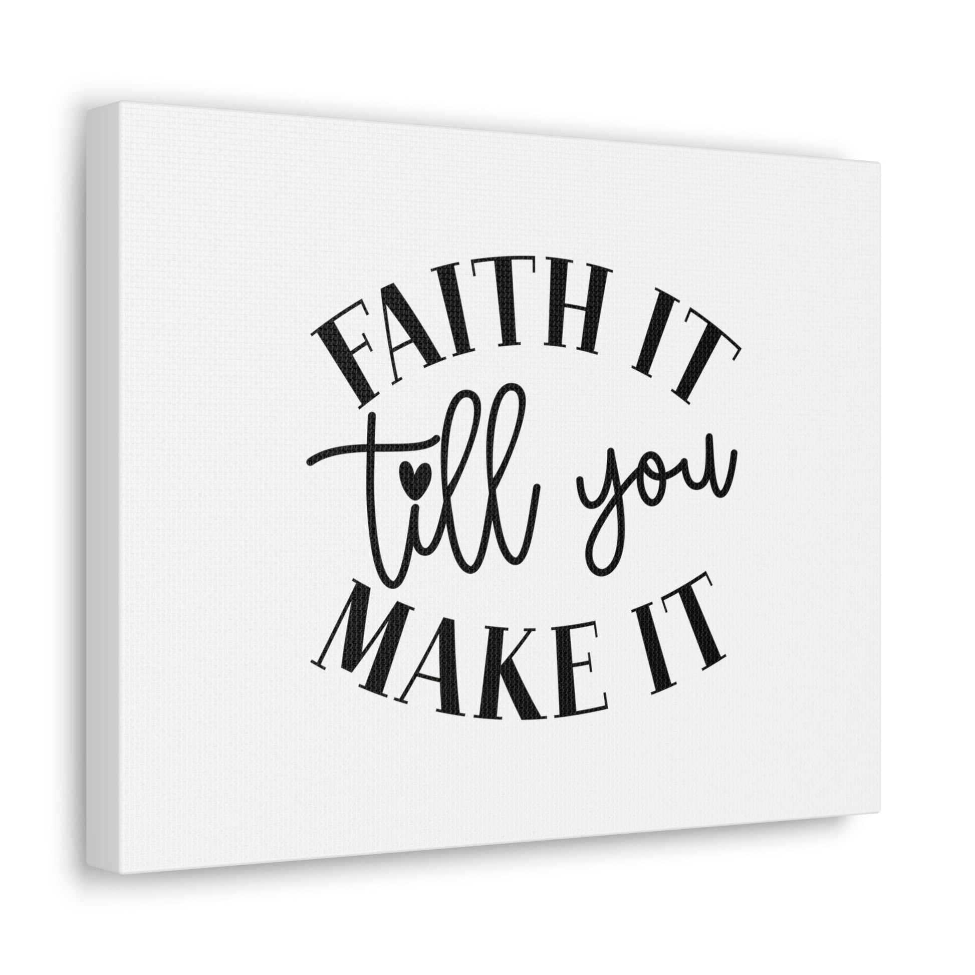 Till You Make It 2 Corinthians 5:7 Small Heart Christian Wall Art Bible Verse Print Ready to Hang Unframed-Express Your Love Gifts