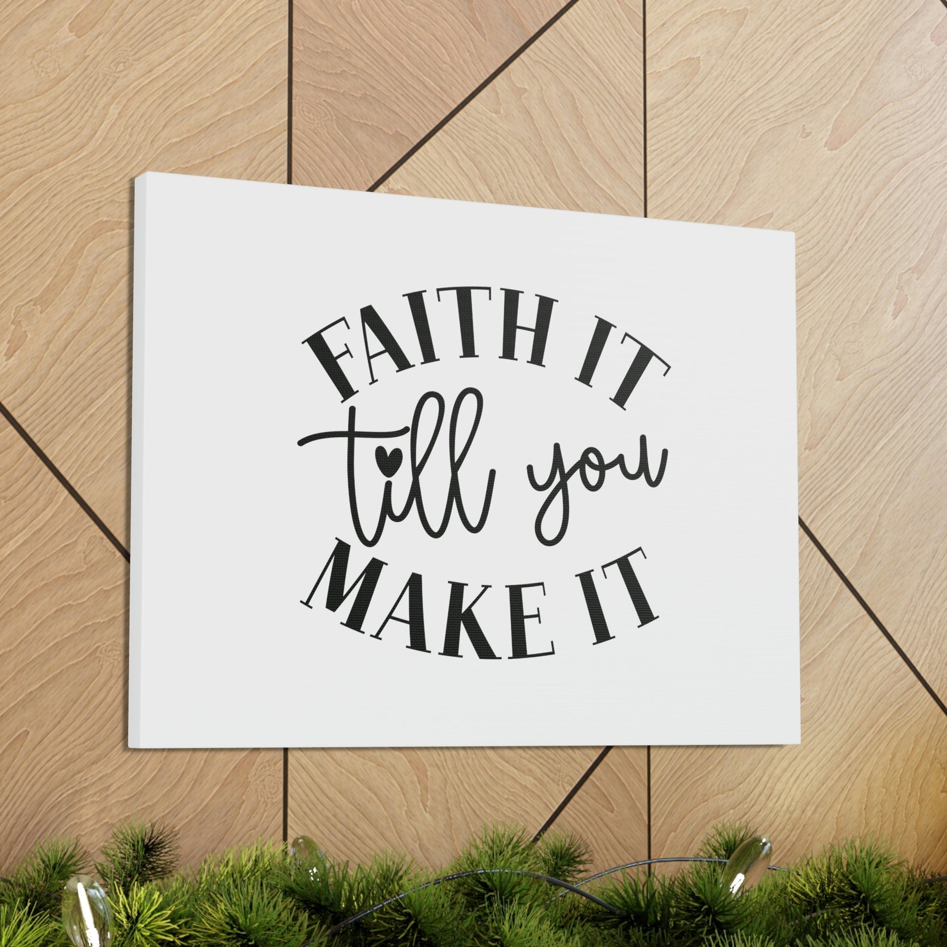 Till You Make It 2 Corinthians 5:7 Small Heart Christian Wall Art Bible Verse Print Ready to Hang Unframed-Express Your Love Gifts