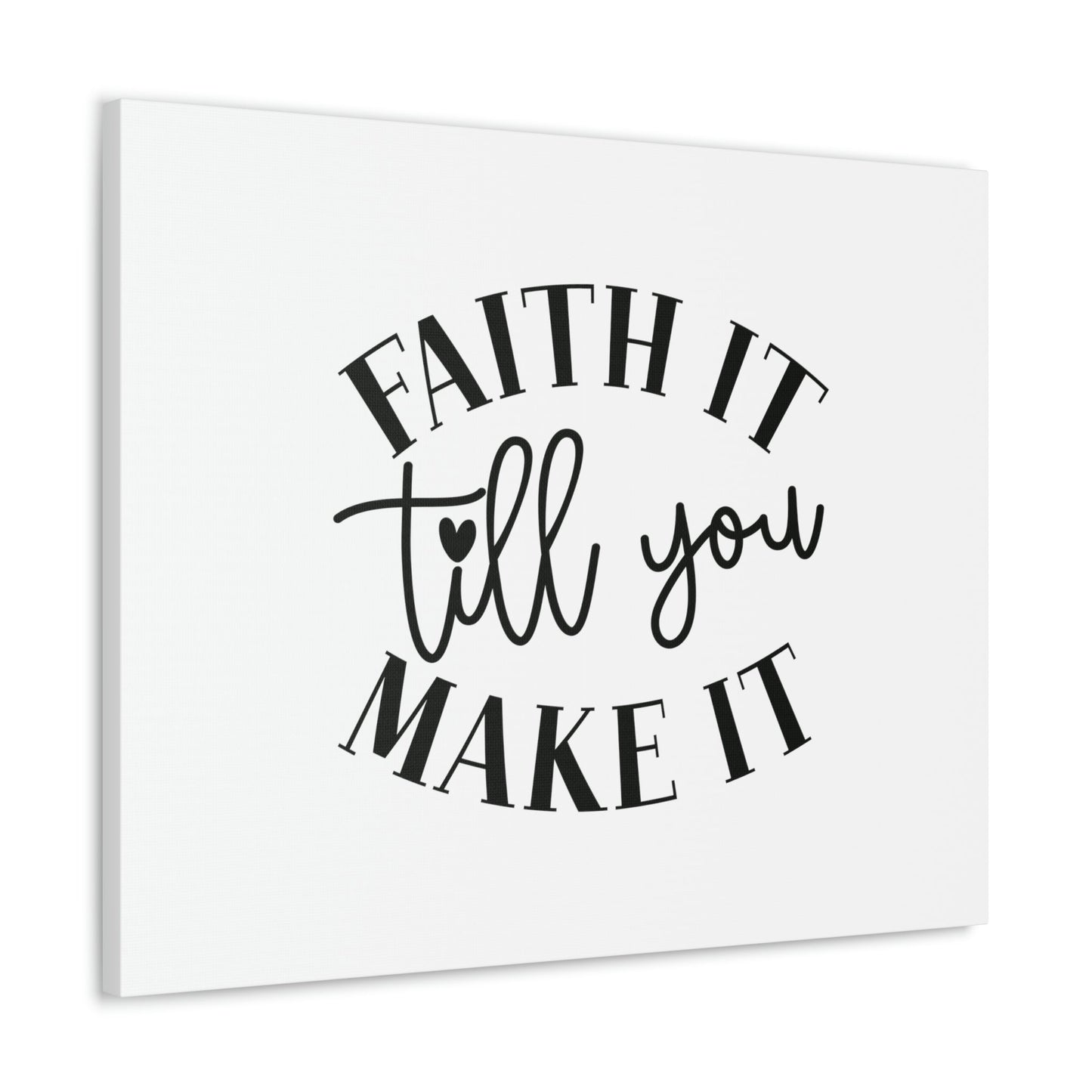 Till You Make It 2 Corinthians 5:7 Small Heart Christian Wall Art Bible Verse Print Ready to Hang Unframed-Express Your Love Gifts