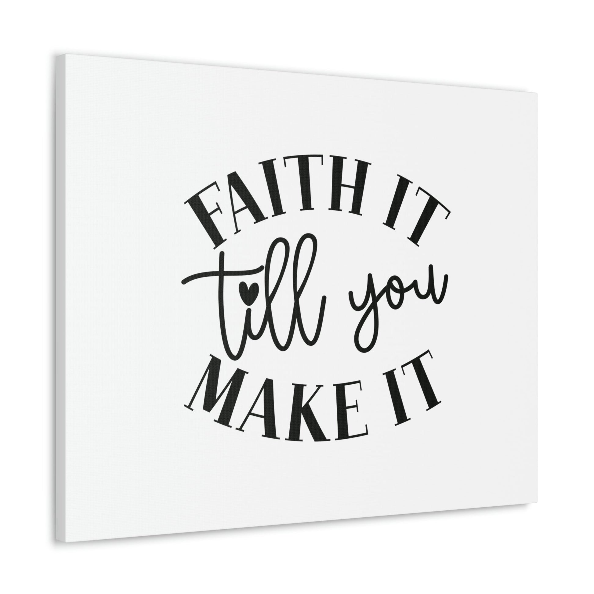 Till You Make It 2 Corinthians 5:7 Small Heart Christian Wall Art Bible Verse Print Ready to Hang Unframed-Express Your Love Gifts