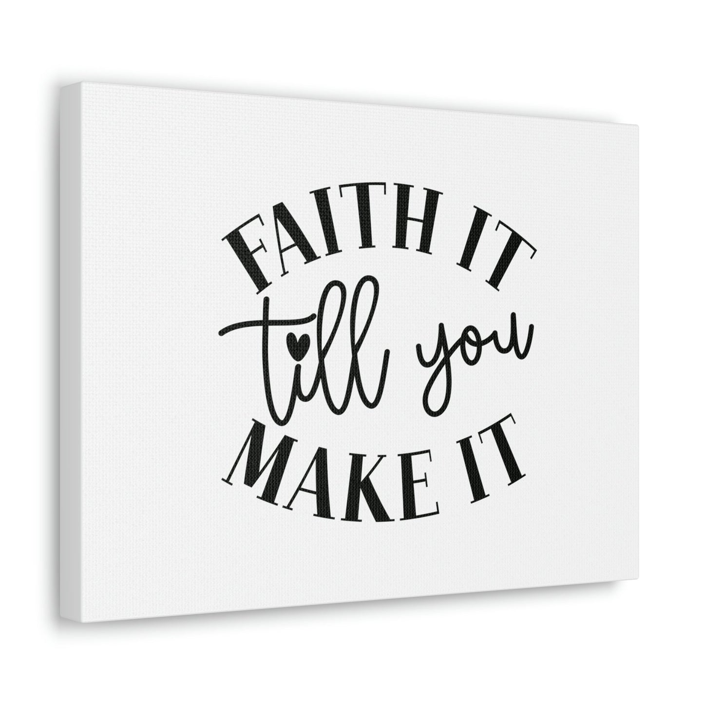 Till You Make It 2 Corinthians 5:7 Small Heart Christian Wall Art Bible Verse Print Ready to Hang Unframed-Express Your Love Gifts
