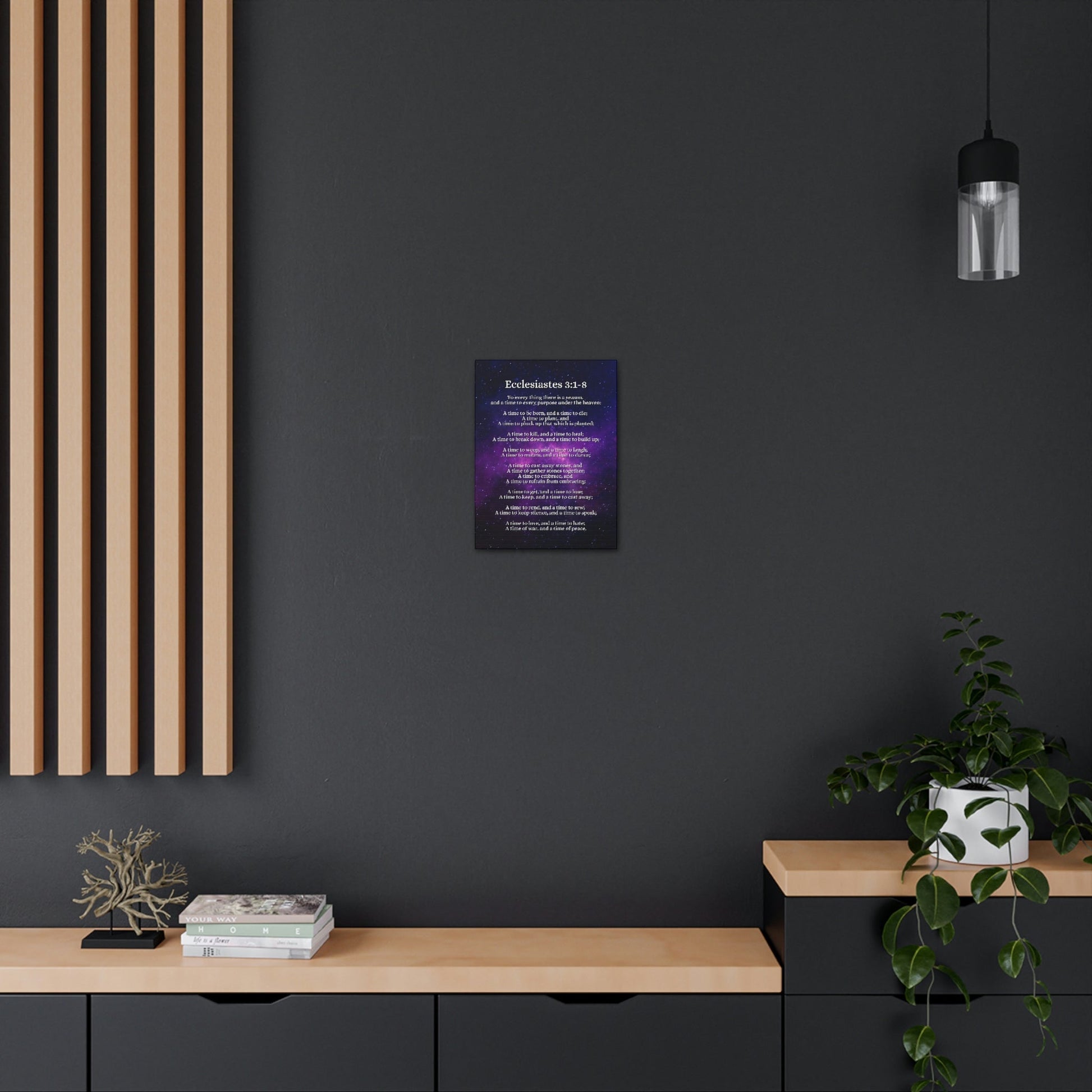 Scripture Walls Time For Everything Universe Ecclesiastes 3:2 Bible Verse Canvas Christian Wall Art Ready to Hang Unframed-Express Your Love Gifts