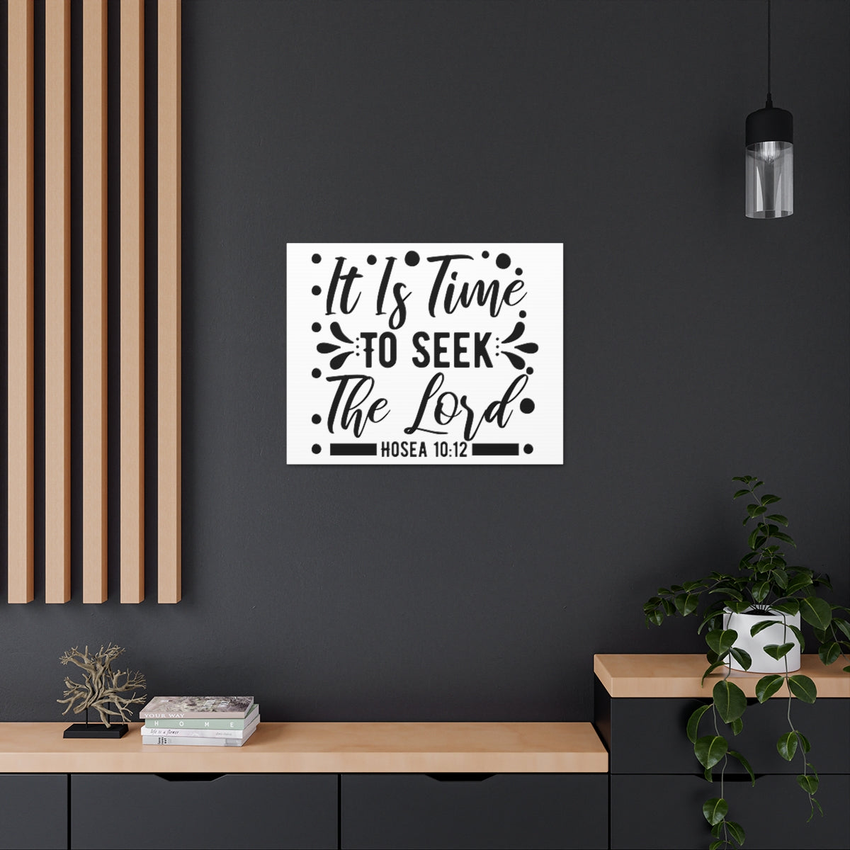 Scripture Walls Time To Seek Hosea 10:12 Christian Wall Art Print Ready to Hang Unframed-Express Your Love Gifts