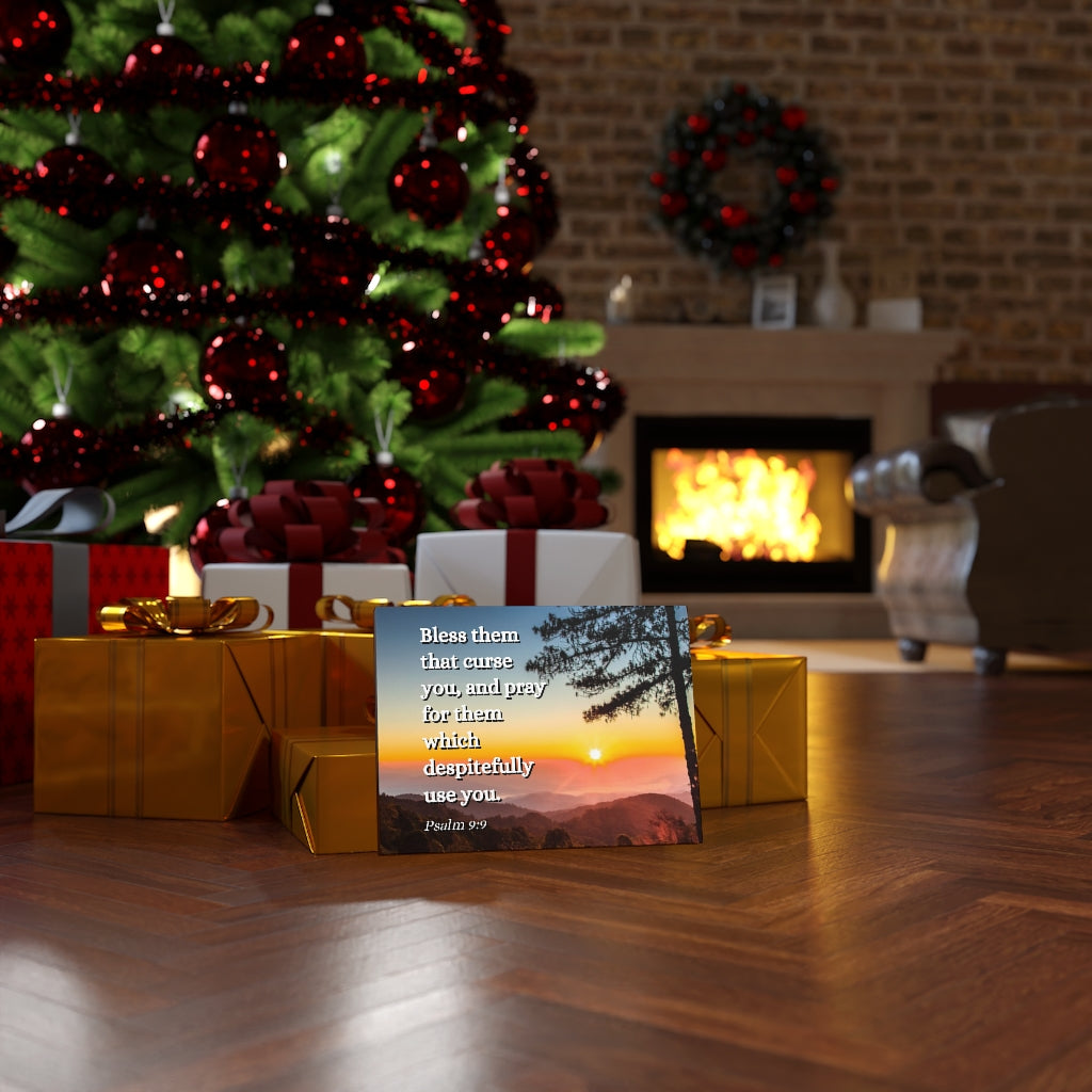 Times Of Trouble Psalm 9:9 Bible Verse Canvas Christian Wall Art Ready to Hang Unframed-Express Your Love Gifts