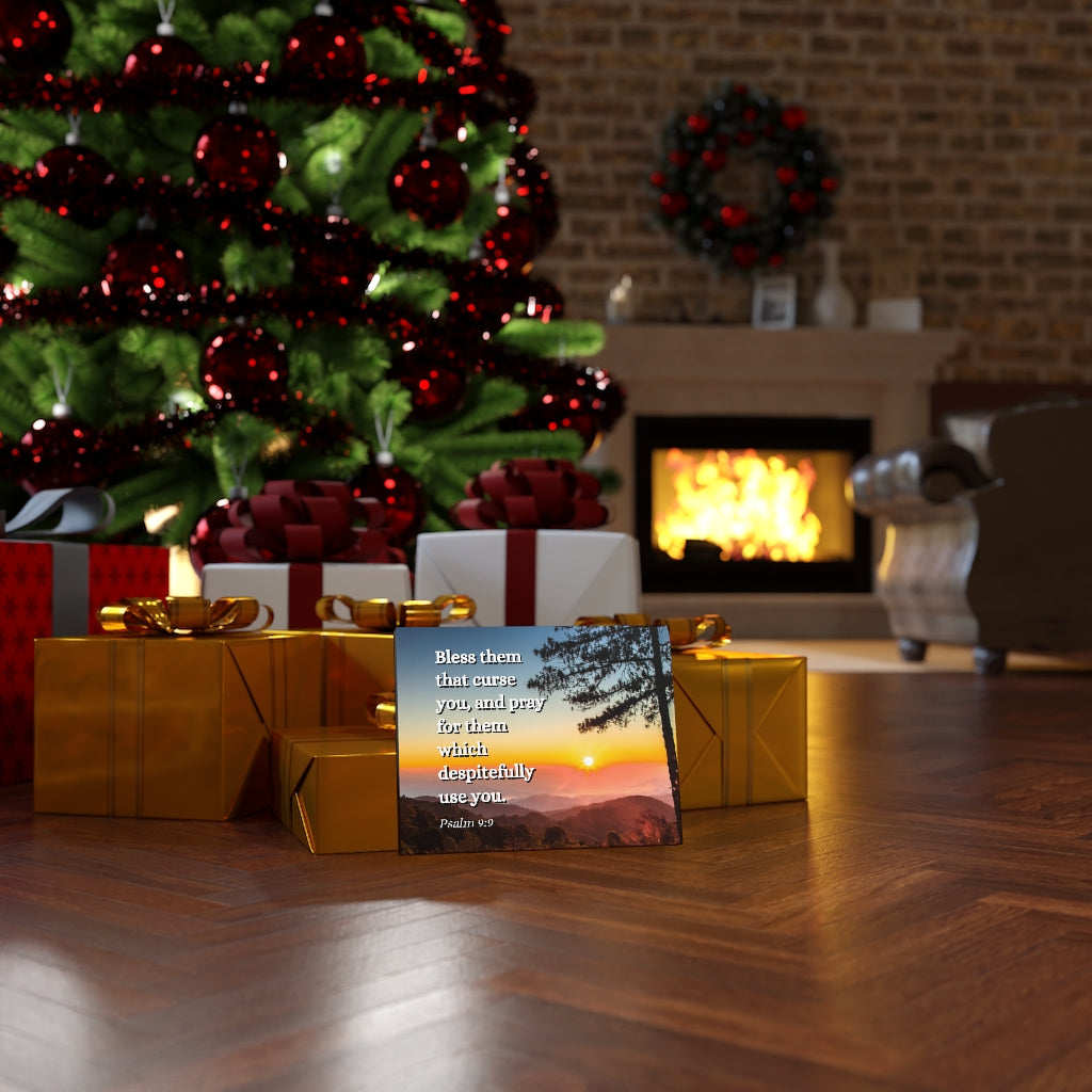 Times Of Trouble Psalm 9:9 Bible Verse Canvas Christian Wall Art Ready to Hang Unframed-Express Your Love Gifts