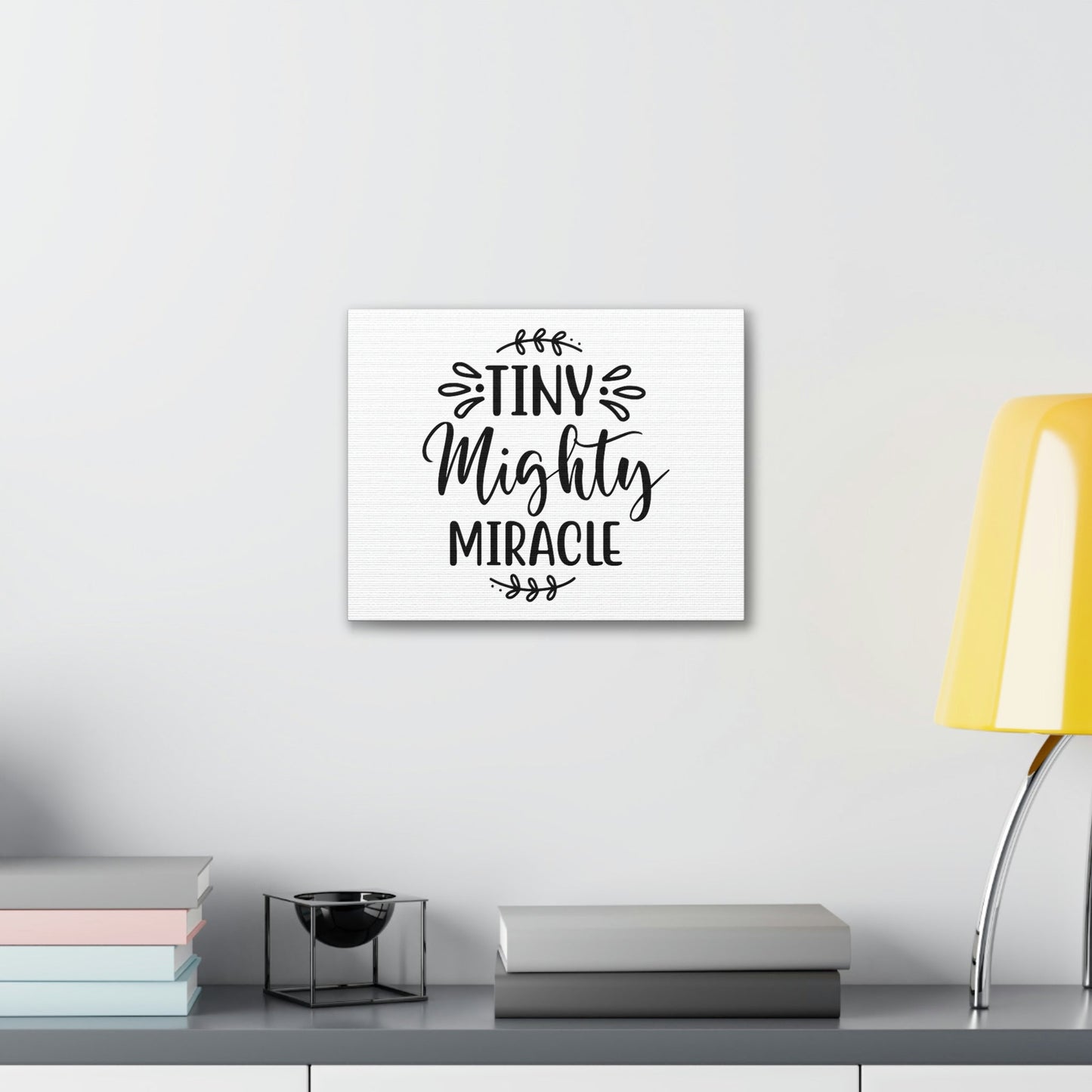 Scripture Walls Tiny Mighty Miracle Deuteronomy 10:21 Christian Wall Art Print Ready to Hang Unframed-Express Your Love Gifts