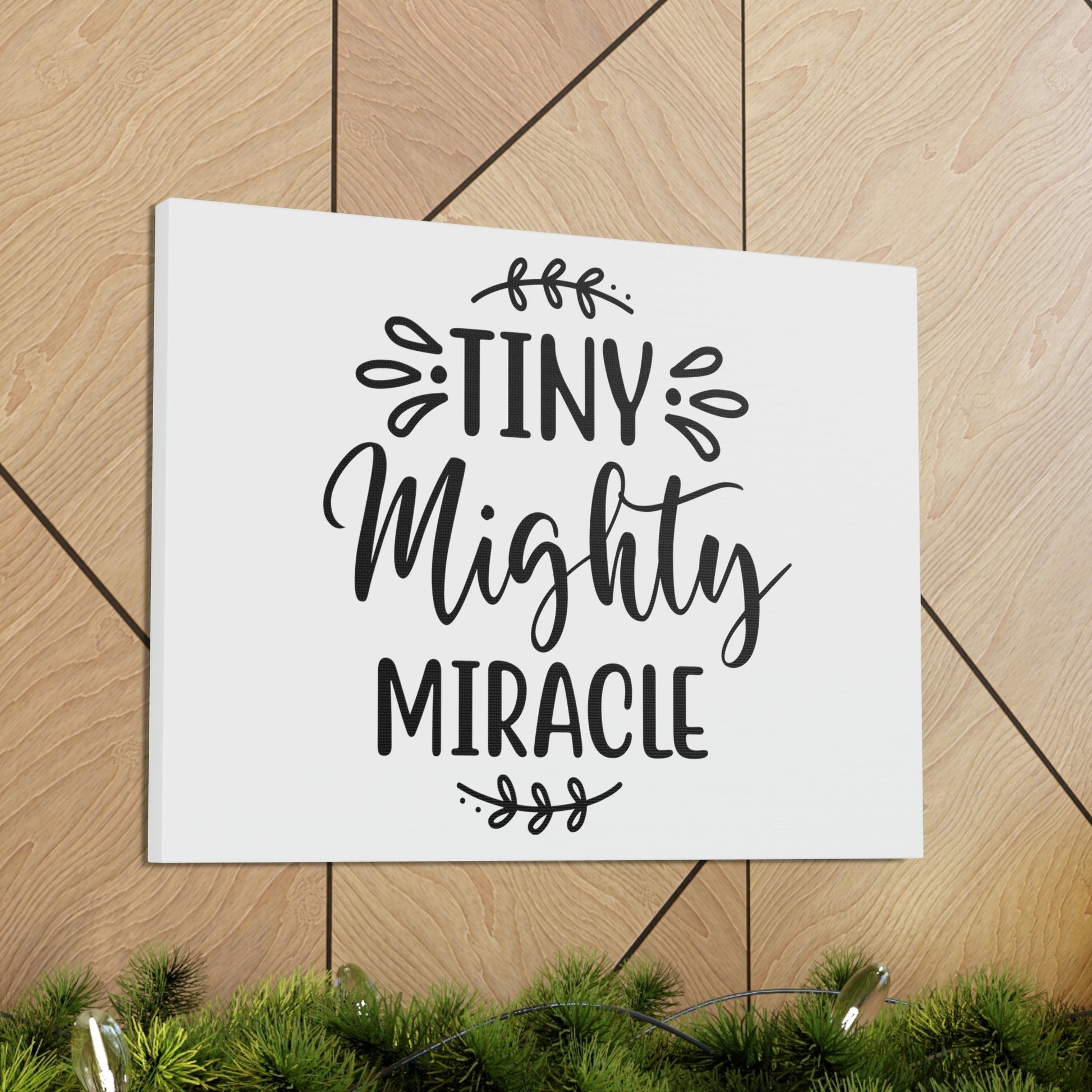 Scripture Walls Tiny Mighty Miracle Deuteronomy 10:21 Christian Wall Art Print Ready to Hang Unframed-Express Your Love Gifts
