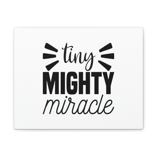 Tiny Mighty Miracle Luke 18:27 Christian Wall Art Bible Verse Print Ready to Hang Unframed-Express Your Love Gifts