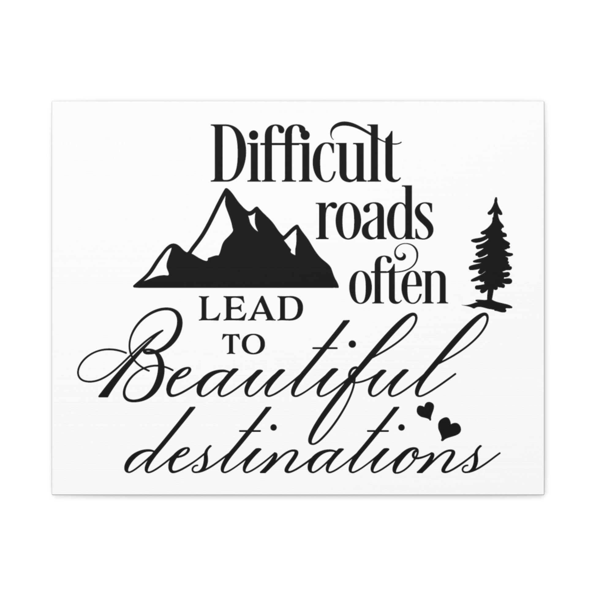 To Beautiful Romans 15:4 Destinations Christian Wall Art Print Ready to Hang Unframed-Express Your Love Gifts