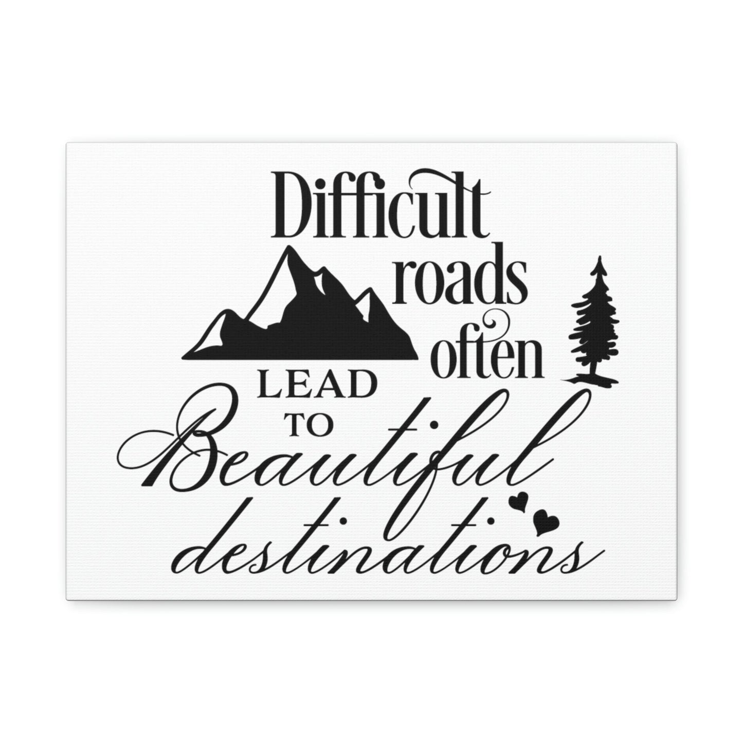 Scripture Walls To Beautiful Romans 15:4 Destinations Christian Wall Art Print Ready to Hang Unframed-Express Your Love Gifts