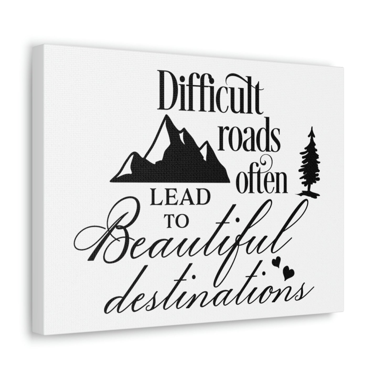 Scripture Walls To Beautiful Romans 15:4 Destinations Christian Wall Art Print Ready to Hang Unframed-Express Your Love Gifts