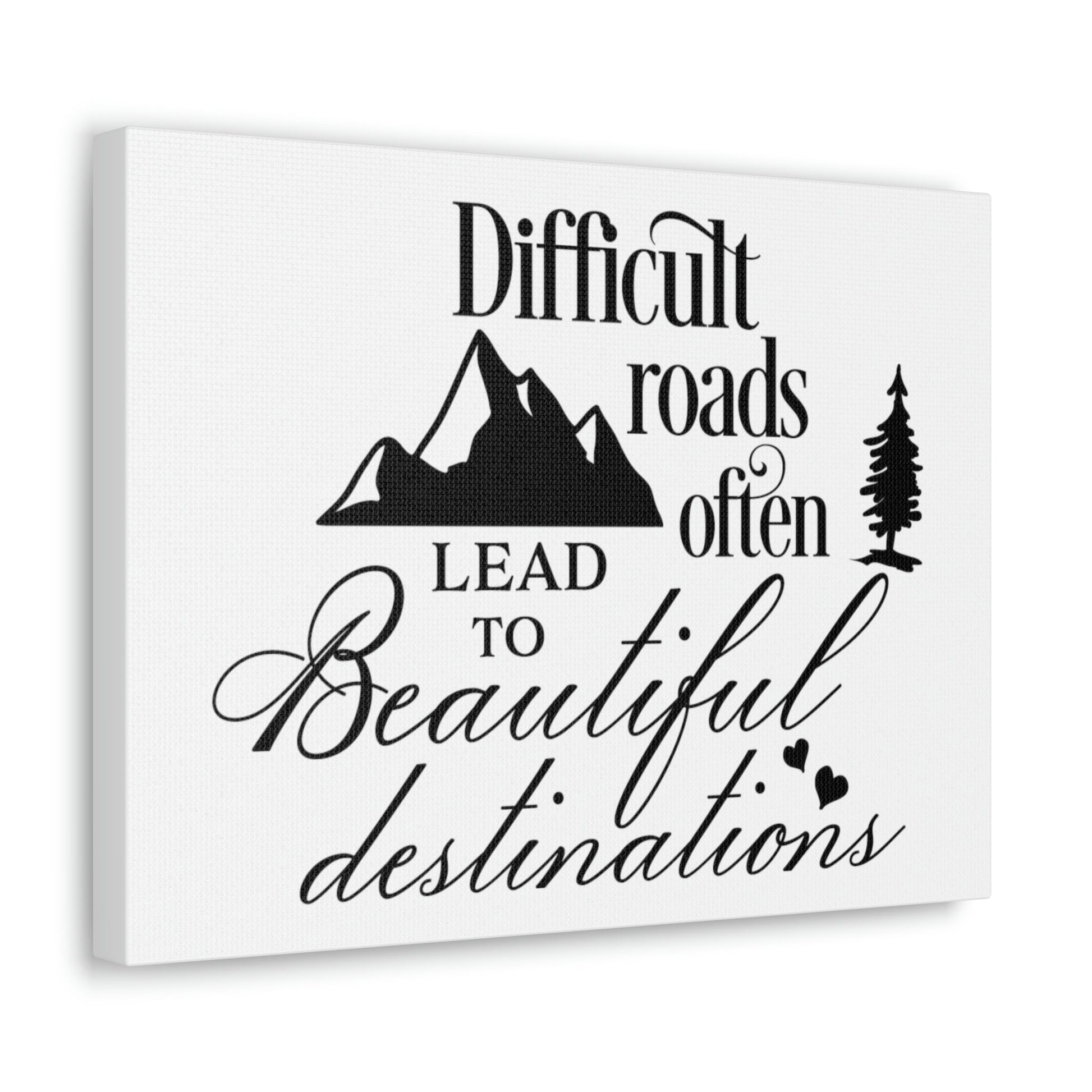 Scripture Walls To Beautiful Romans 15:4 Destinations Christian Wall Art Print Ready to Hang Unframed-Express Your Love Gifts