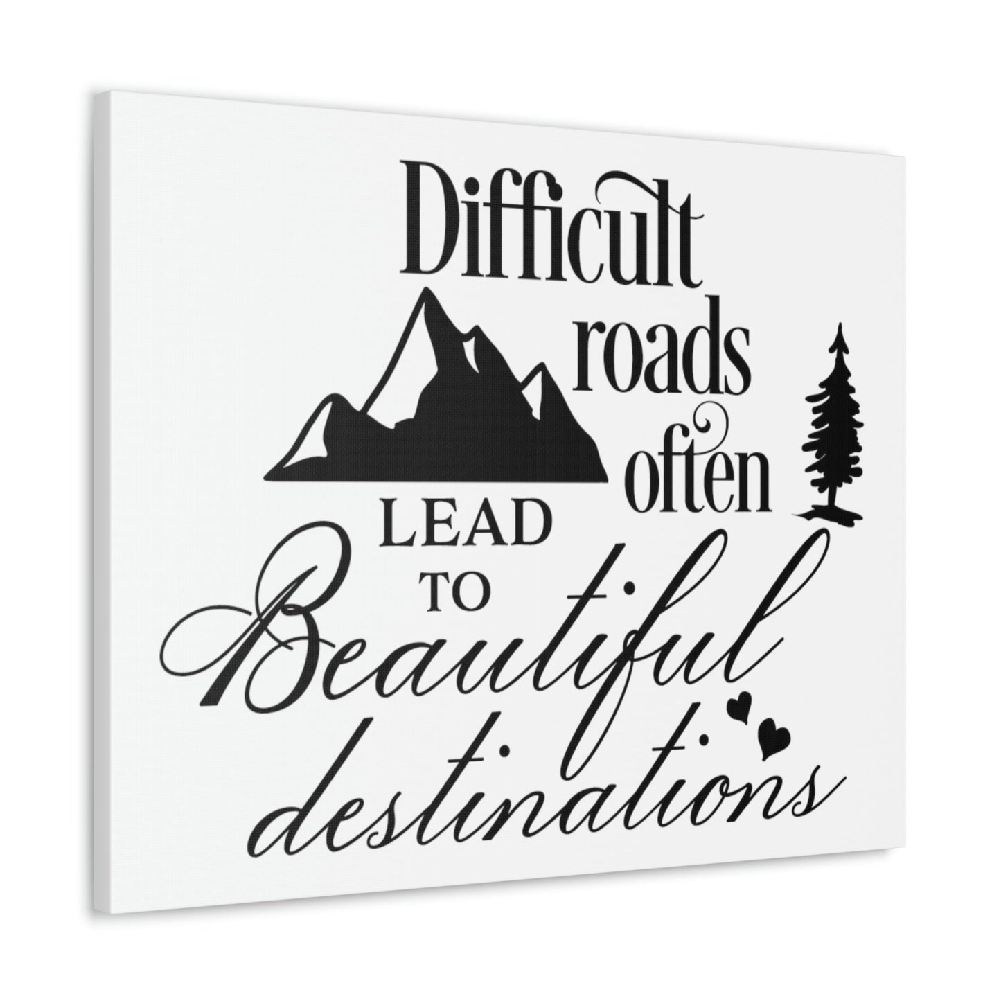 Scripture Walls To Beautiful Romans 15:4 Destinations Christian Wall Art Print Ready to Hang Unframed-Express Your Love Gifts