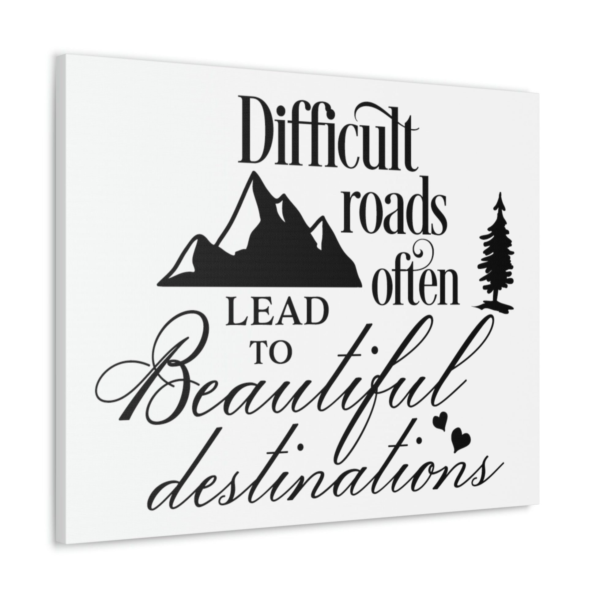 Scripture Walls To Beautiful Romans 15:4 Destinations Christian Wall Art Print Ready to Hang Unframed-Express Your Love Gifts