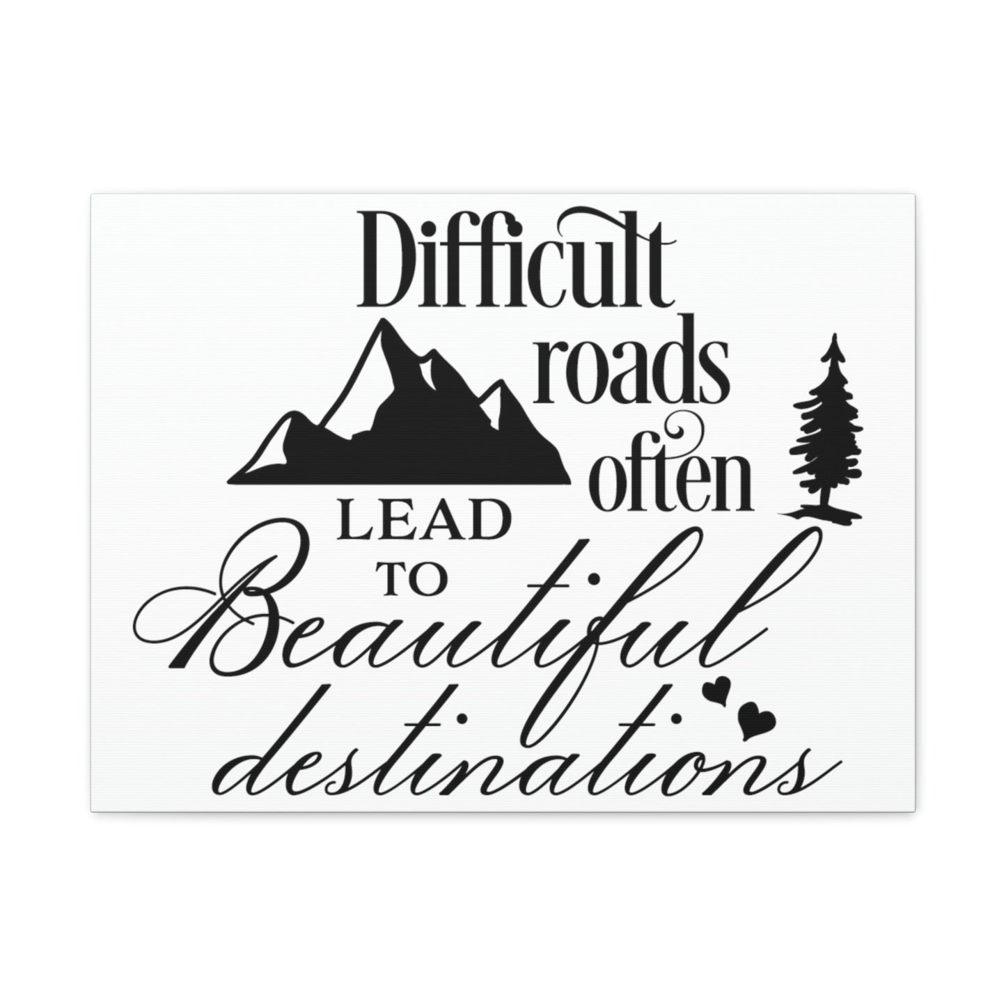 Scripture Walls To Beautiful Romans 15:4 Destinations Christian Wall Art Print Ready to Hang Unframed-Express Your Love Gifts