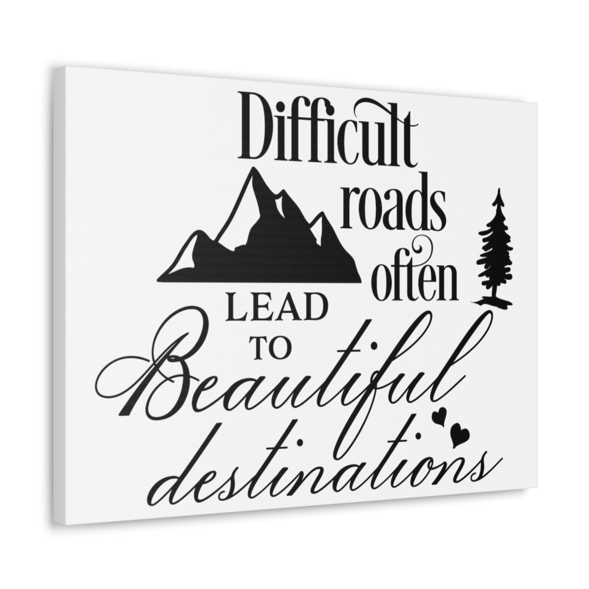 Scripture Walls To Beautiful Romans 15:4 Destinations Christian Wall Art Print Ready to Hang Unframed-Express Your Love Gifts