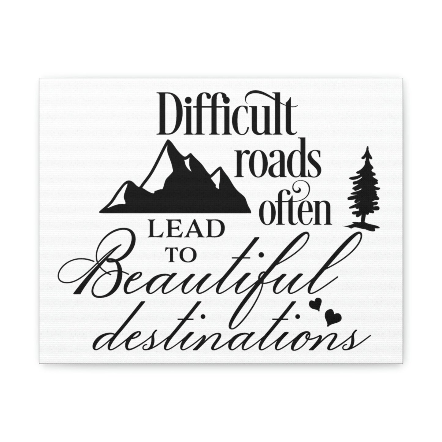 Scripture Walls To Beautiful Romans 15:4 Destinations Christian Wall Art Print Ready to Hang Unframed-Express Your Love Gifts