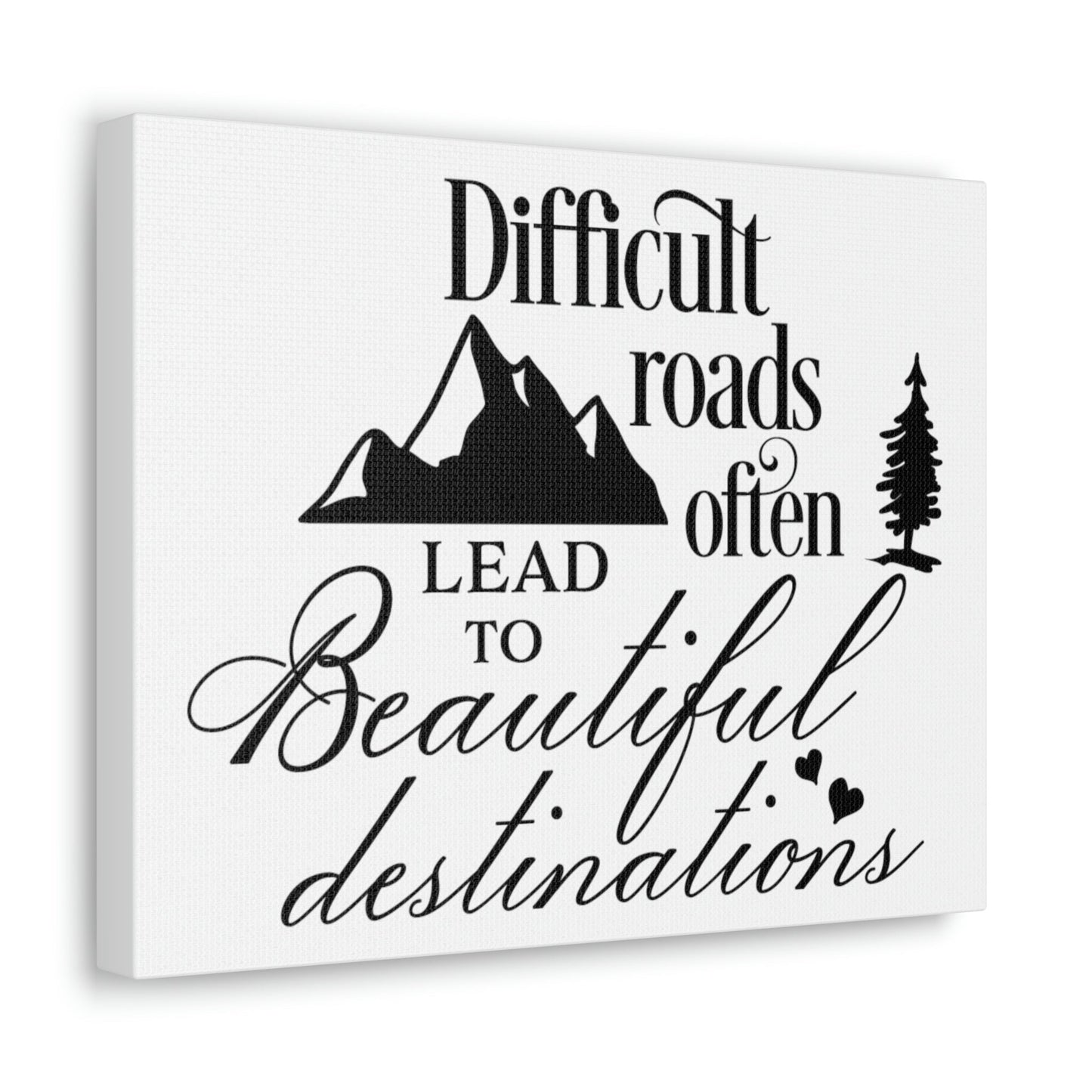 Scripture Walls To Beautiful Romans 15:4 Destinations Christian Wall Art Print Ready to Hang Unframed-Express Your Love Gifts