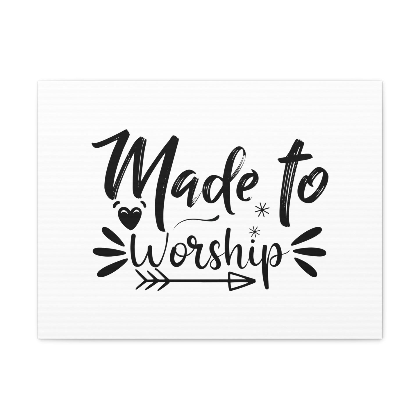 To Worship Arrow Psalm 95:6 Christian Wall Art Bible Verse Print Ready to Hang Unframed-Express Your Love Gifts