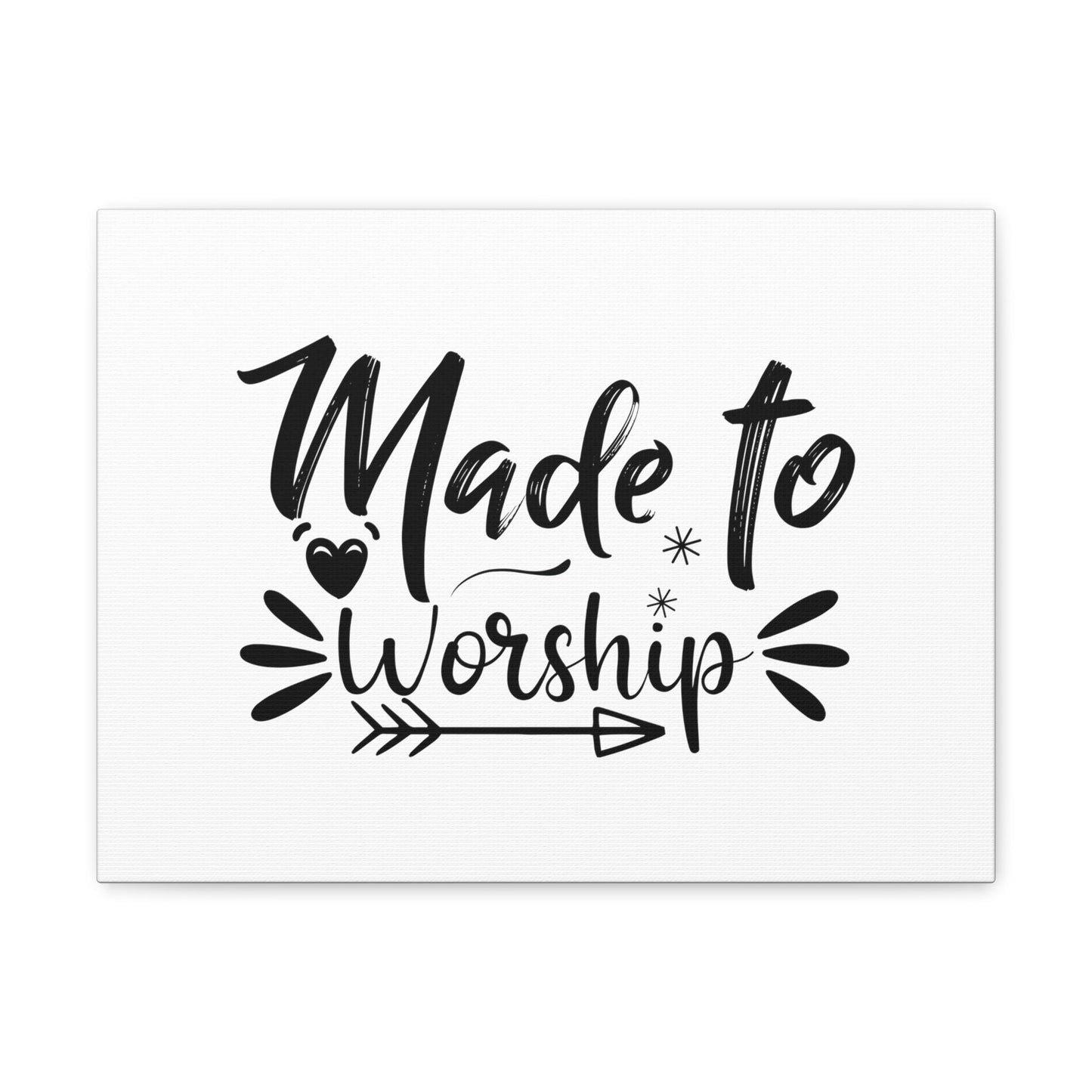 To Worship Arrow Psalm 95:6 Christian Wall Art Bible Verse Print Ready to Hang Unframed-Express Your Love Gifts