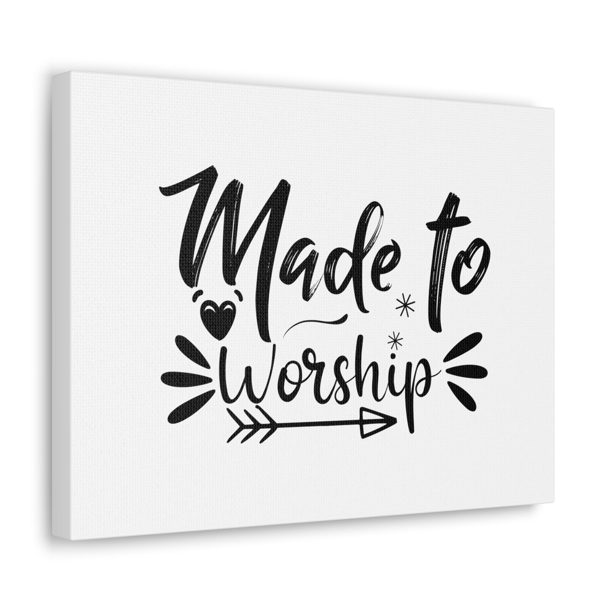 To Worship Arrow Psalm 95:6 Christian Wall Art Bible Verse Print Ready to Hang Unframed-Express Your Love Gifts