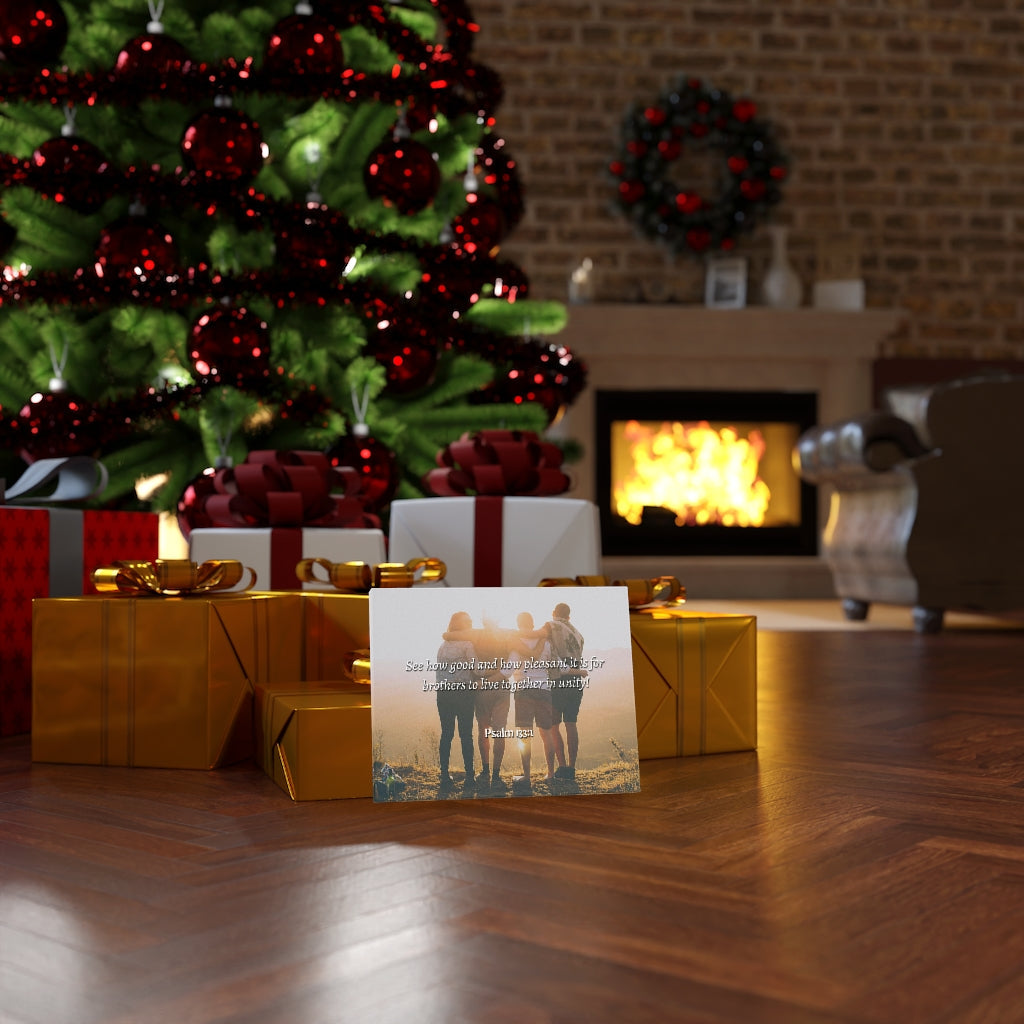 Together In Unity Psalms 133:1 Bible Verse Canvas Christian Wall Art Ready to Hang Unframed-Express Your Love Gifts