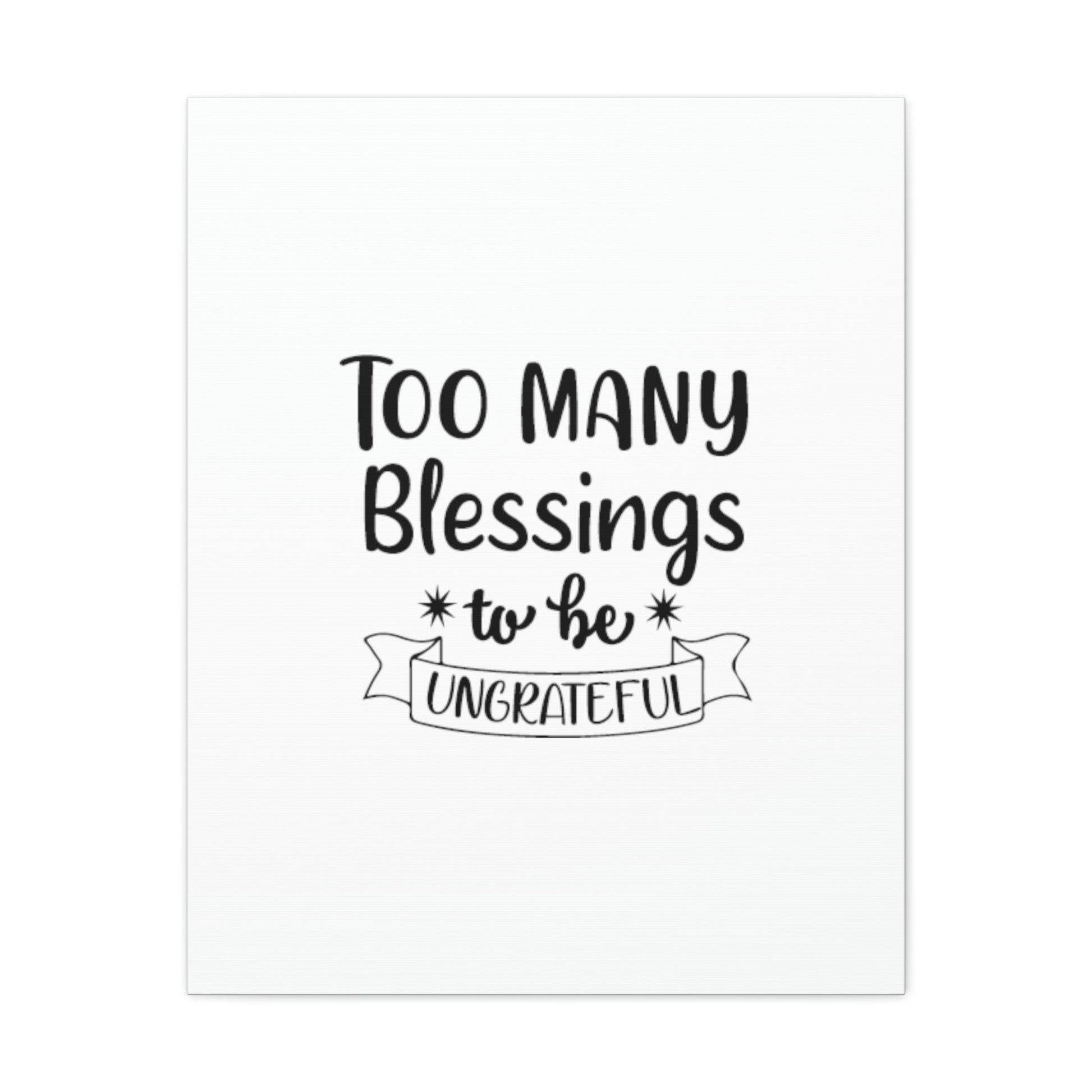 Too Many Blessings James 1:17 Christian Wall Art Bible Verse Print Ready to Hang Unframed-Express Your Love Gifts