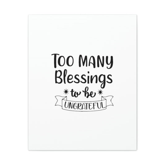 Too Many Blessings James 1:17 Christian Wall Art Bible Verse Print Ready to Hang Unframed-Express Your Love Gifts