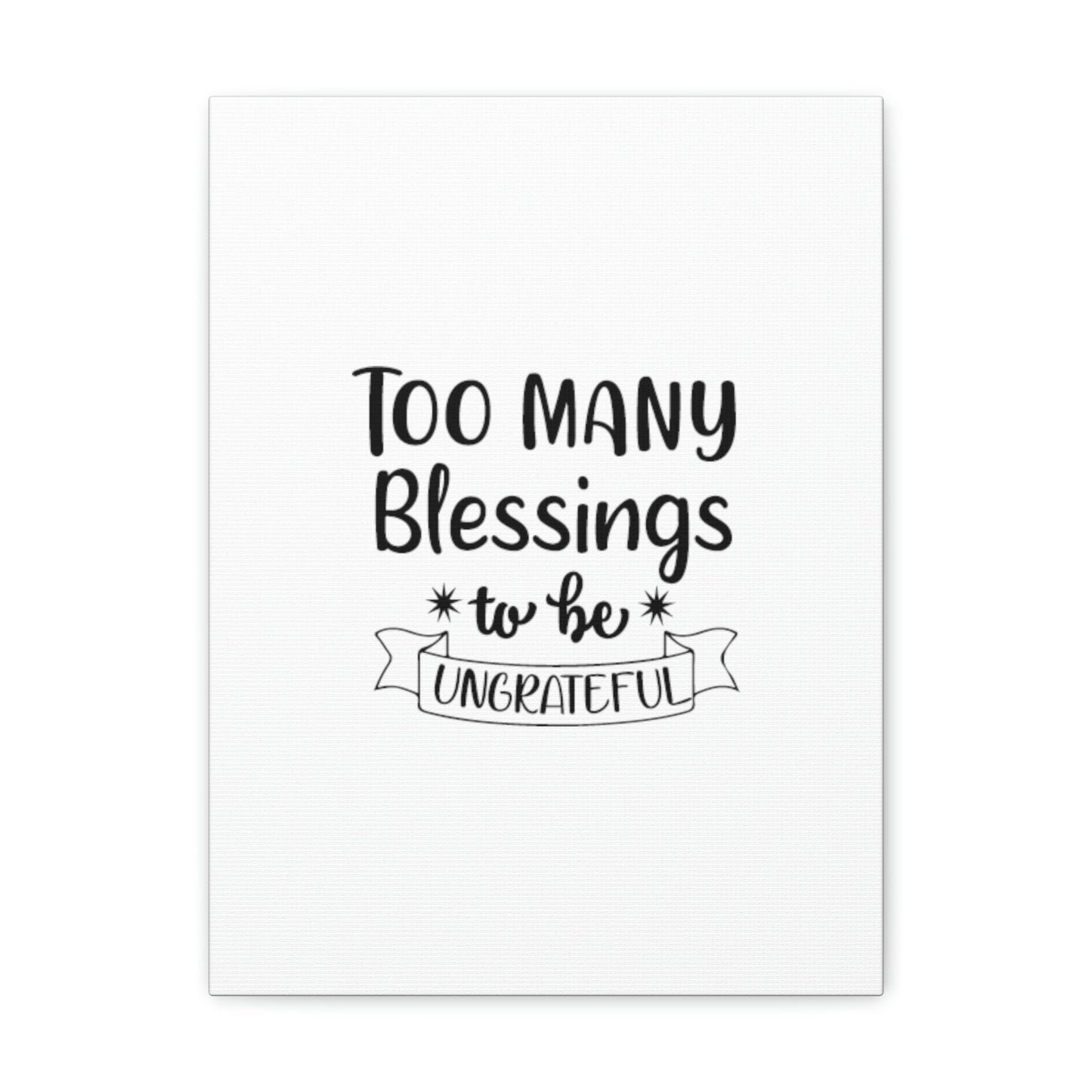 Too Many Blessings James 1:17 Christian Wall Art Bible Verse Print Ready to Hang Unframed-Express Your Love Gifts