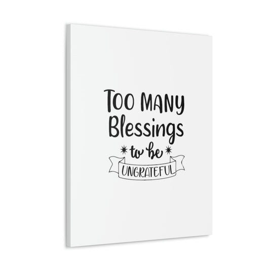 Too Many Blessings James 1:17 Christian Wall Art Bible Verse Print Ready to Hang Unframed-Express Your Love Gifts