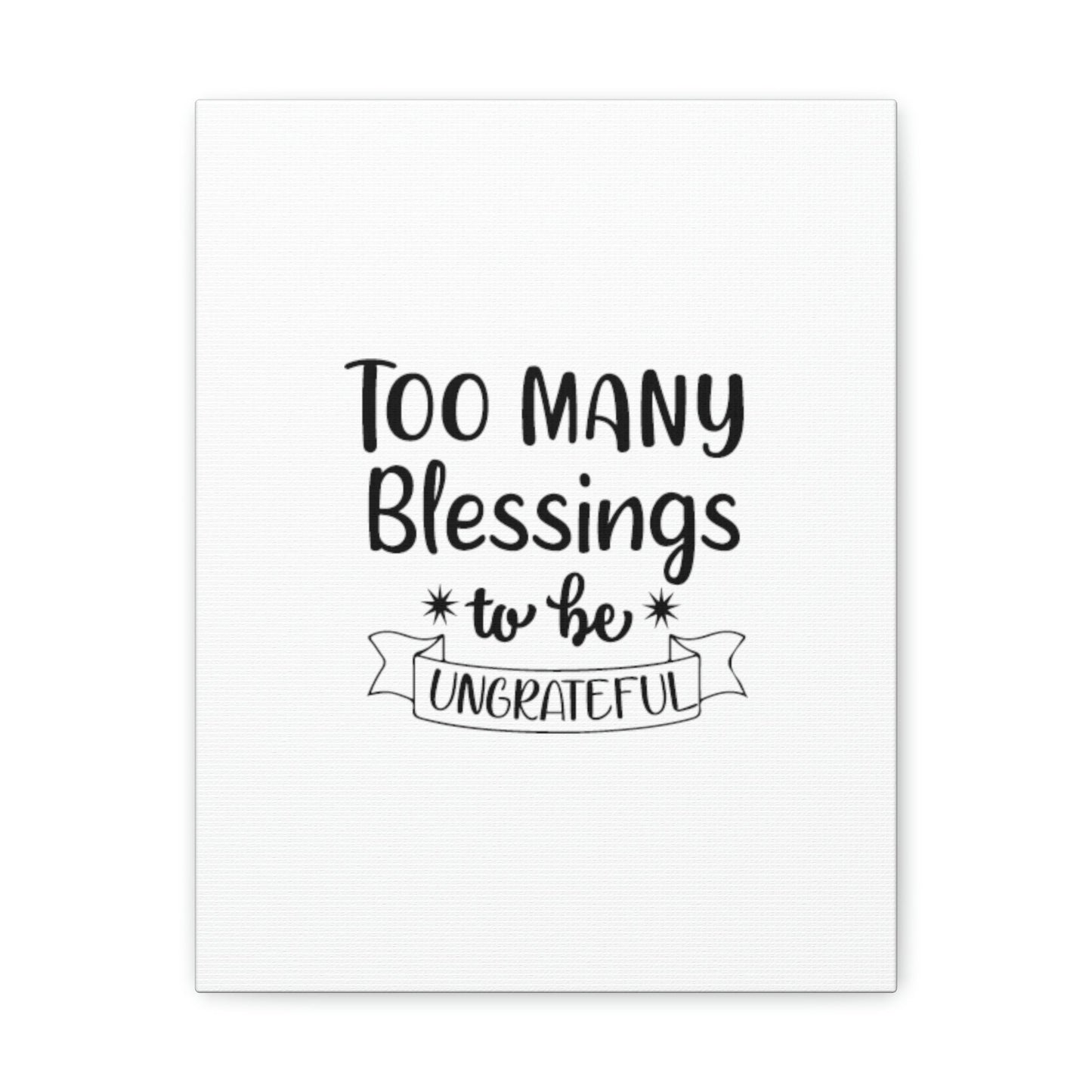 Too Many Blessings James 1:17 Christian Wall Art Bible Verse Print Ready to Hang Unframed-Express Your Love Gifts