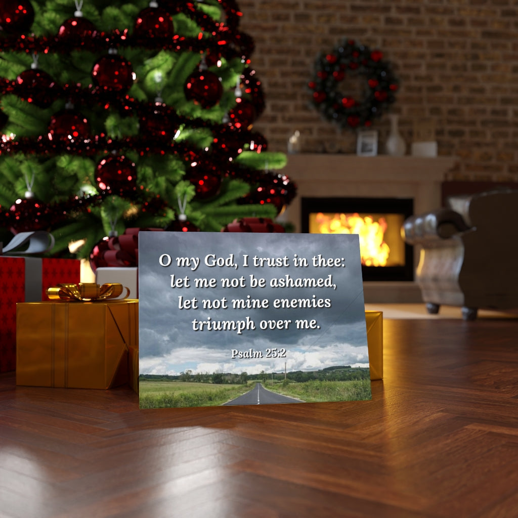Triumph Psalm 25:2 Bible Verse Canvas Christian Wall Art Ready to Hang Unframed-Express Your Love Gifts