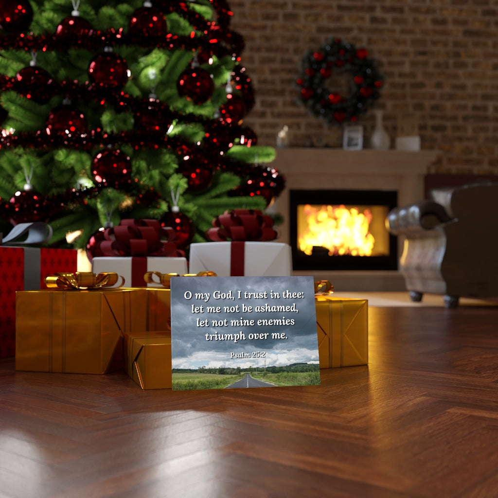 Triumph Psalm 25:2 Bible Verse Canvas Christian Wall Art Ready to Hang Unframed-Express Your Love Gifts